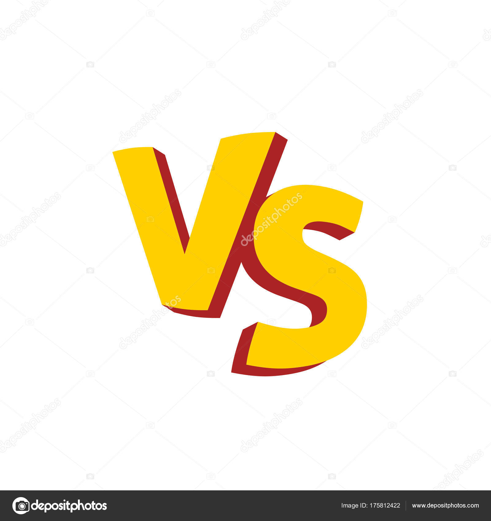 Versus letters or vs logo vector emblem - Novetv.com