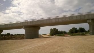 autostrada in costruzione